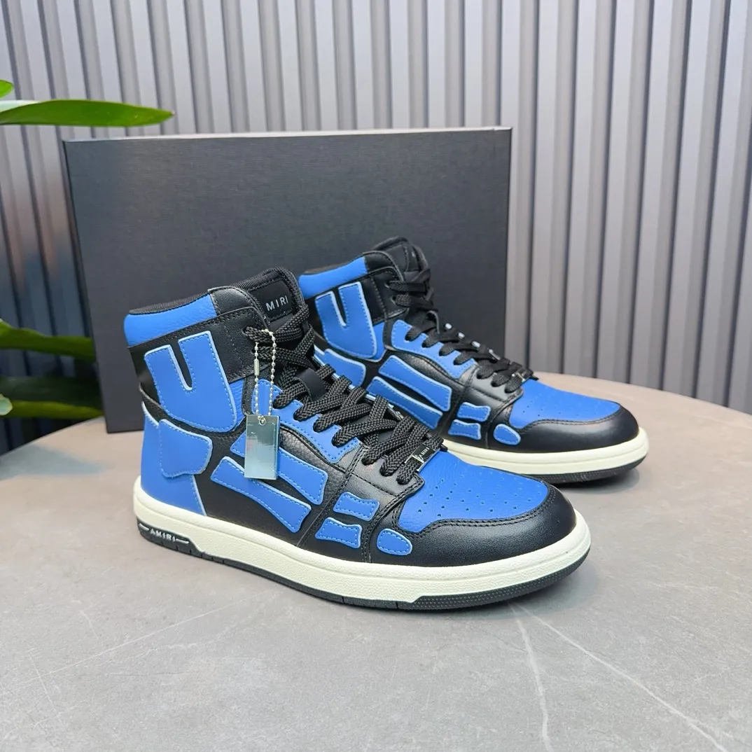 Men's shoes💰620💰 AMIRI AMIRI trendy brand hot sale🔥 Available all year round✅Couples💑 Official website synchronization Imported fabrics 1⃣️ratio 1⃣️Re-engraved, original factory special original sole, 35-45 (38.45. Non-refundable)